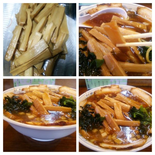 「メンマらーめん」@らあめん 福楽の写真