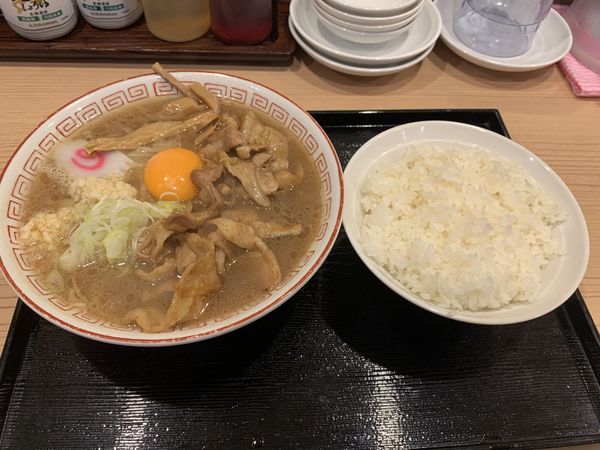 「肉玉そば」@餃子楼 おとど餃子食堂 本八幡駅前店の写真