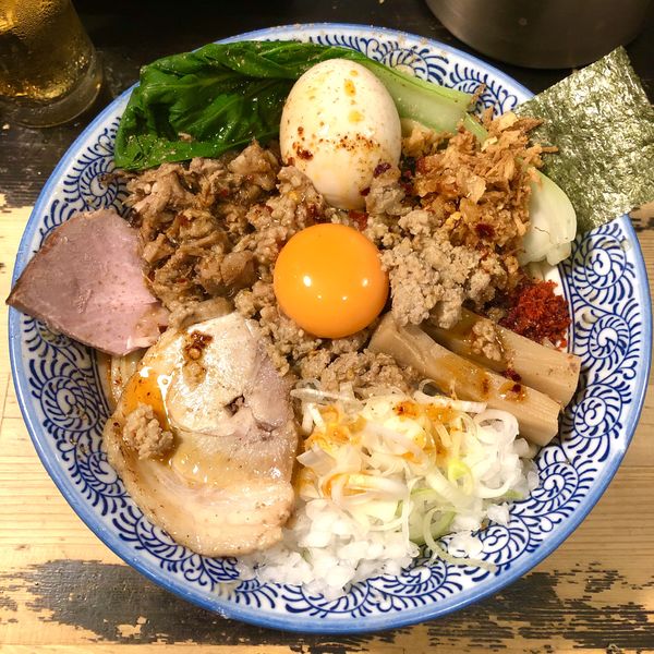 「【限定B】冷やし坦々まぜそば 大 ￥1000」@狼煙 〜NOROSHI〜の写真