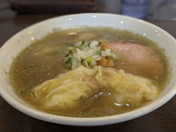 「【限定】何時もより少し濃い煮干しそば」@中華そばイデタの写真