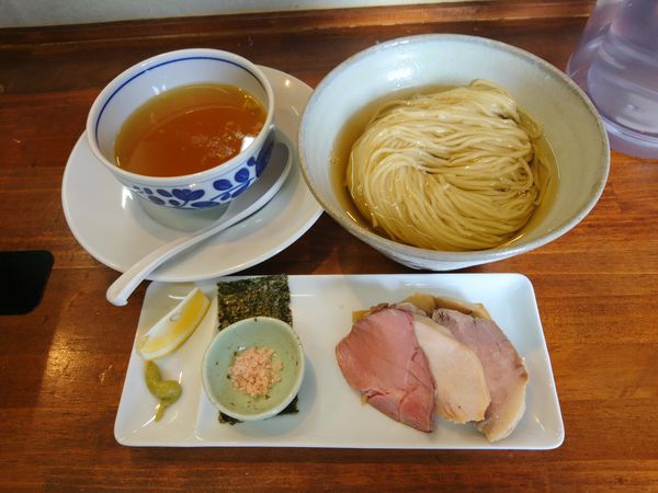 「昆布水つけ麺 塩」@塩らーめん 千茶屋の写真