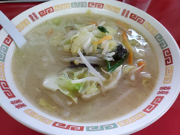 「タンメン・太麺」@中華・定食 味楽の写真