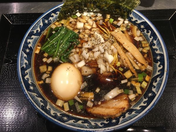 「溜り醤油　味玉」@麺匠 佐蔵 FUBUKIの写真