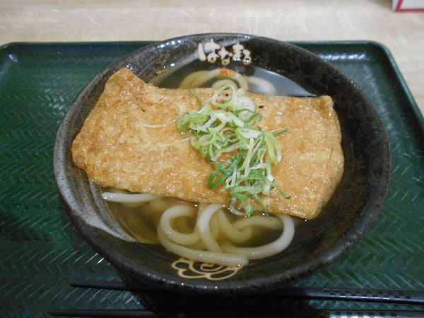 「きつねうどん」@はなまるうどん イオン松江店の写真