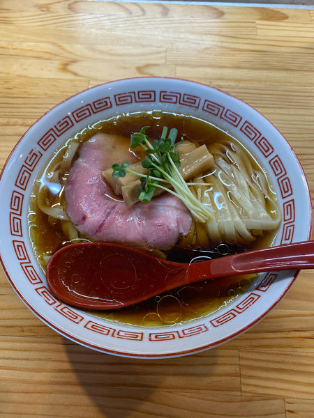 「（竹）中華そば　醤油」@自家製麺 くろ松の写真