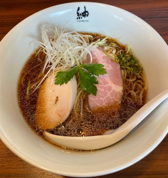 「冷やし醤油ラーメン　８００円」@紬生の写真