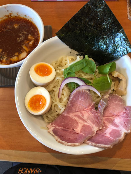 「トマト冷やしつけ麺　1000円」@麺屋 轍 豊川店の写真
