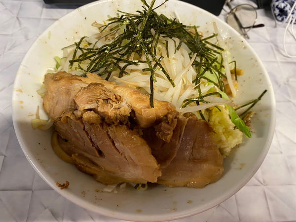 「汁なし小900円」@麺屋 歩夢 金沢八景店の写真