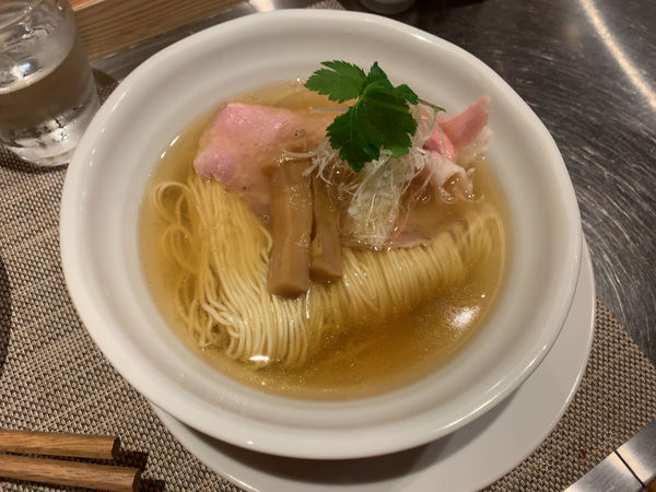 「塩そばと肉丼お得セット1000円」@成城青果の写真