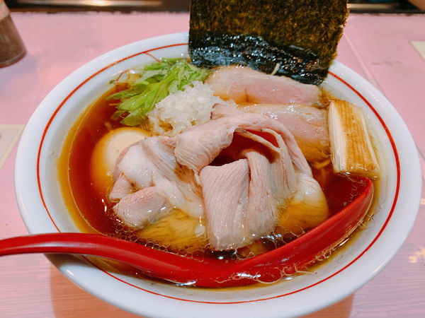 「凛々しい合鴨×本枯れ節中華ソバ」@らーめん凛々の写真