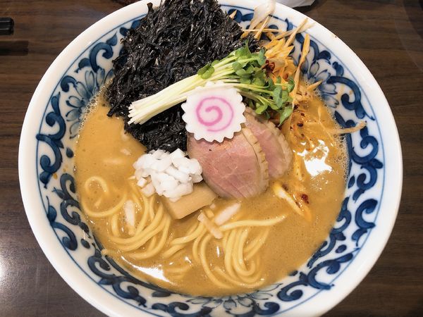 「濃厚鶏白湯麺 ミニよだれ鶏セット:1,000円」@名物よだれ鶏と濃厚鶏白湯麺 MATSURIKA 武蔵新田店の写真
