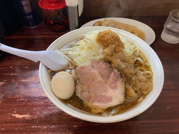 「（限定）豚ラーメン大盛」@阿波家 信州始店の写真