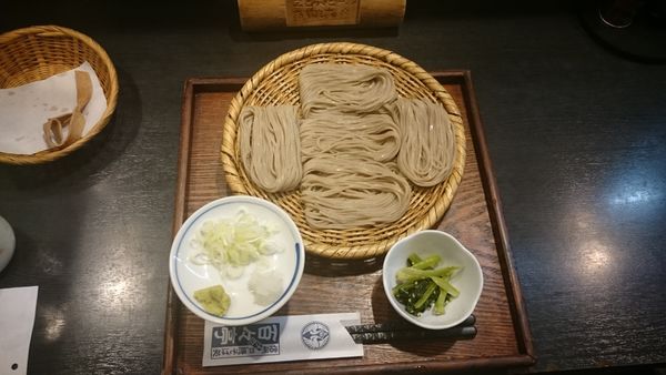 「細打ちそば（660円）」@百々亭 大井町店の写真
