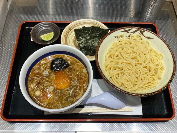 「もりそば　小　900 +すだち」@松戸富田麺絆の写真