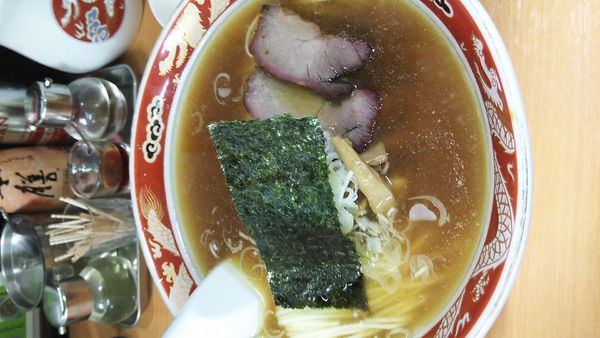 「支那そば　プラス　焼餃子」@支那ソバ かづ屋の写真