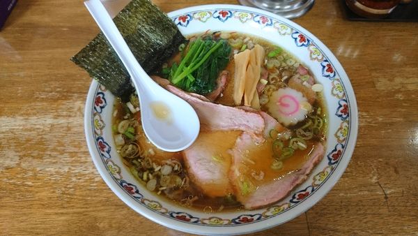 「焼豚メン900円」@白河手打中華そば 若葉の写真