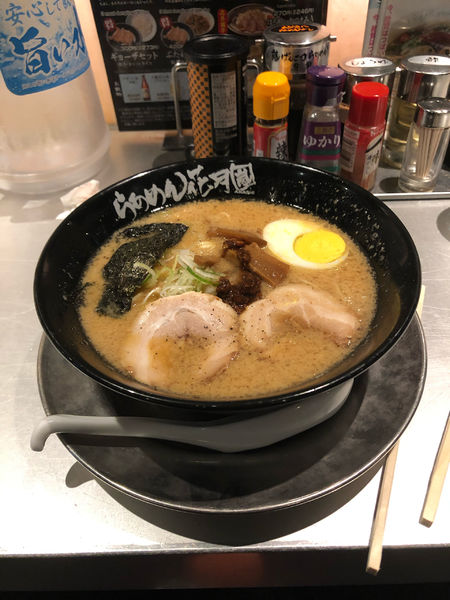 「嵐げんこつらあめん（醤油）」@らあめん花月嵐 権堂店の写真