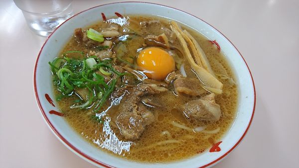 「中もり と 生たまご」@中華そば いのたに 本店の写真