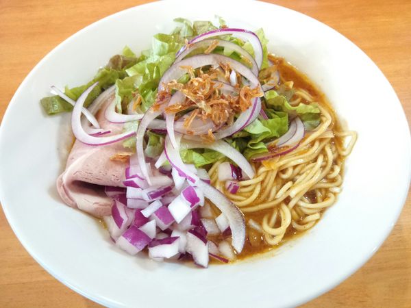 「【限定】カレーらーめん ￥750・玉ネギ ￥20」@らーめん コッコの写真