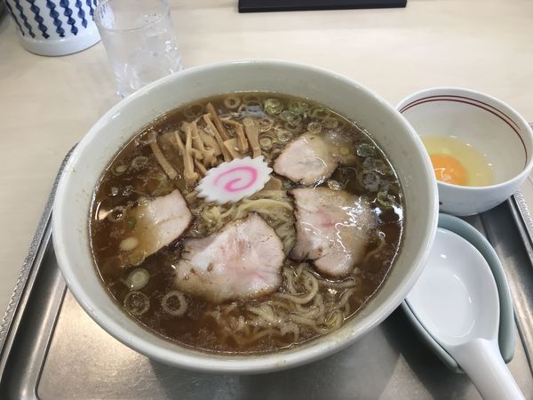 「中華麺  生玉子付き」@永福町大勝軒の写真