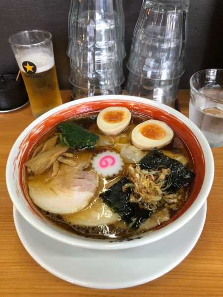 「特製中華そば醤油」@中華そば 半ざわの写真