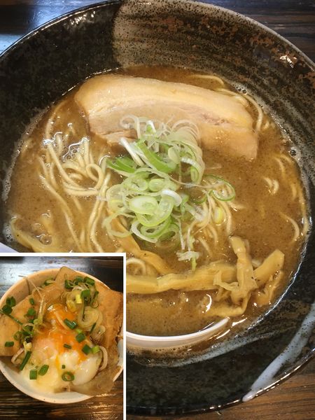 「魚介とりそば醤油800円＋温玉チャーシュー丼360円」@麺堂 稲葉 Kuki styleの写真