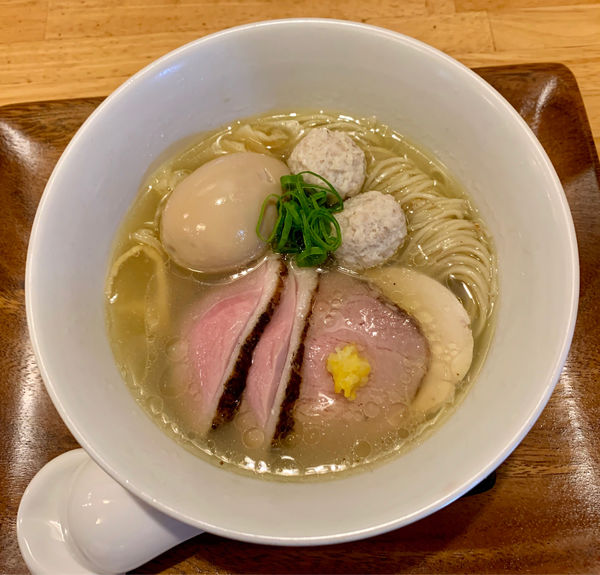 「柚子塩らぁ麺＋特製トッピング」@入鹿（IRUCA）-Tokyo-の写真