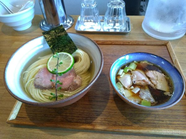 「昆布水つけ麺醤油」@YOKOKURA STOREHOUSEの写真