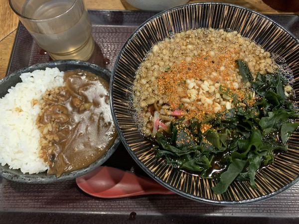 「カレーセット 570円」@蕎麦 冷麦 嵯峨谷 池袋店の写真