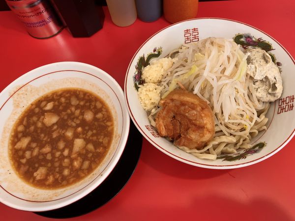 「【限定】つけティーナ‼︎ 〜豚骨トマトつけ麺〜」@鷹の目 獨協大学前本店の写真