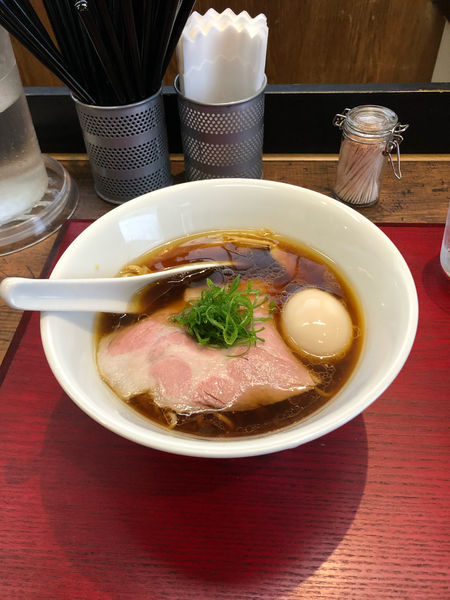 「味玉醤油蕎麦」@神保町黒須の写真