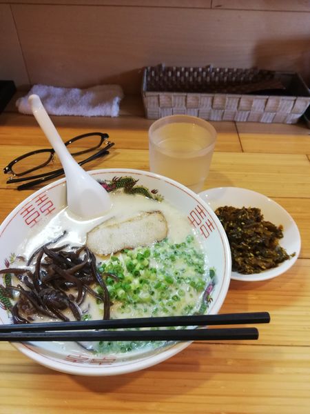 「博多豚骨ラーメン　600円」@コハクノトキの写真