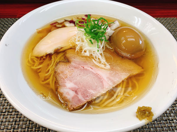 「鯵煮干し塩」@麺や 睡蓮の写真