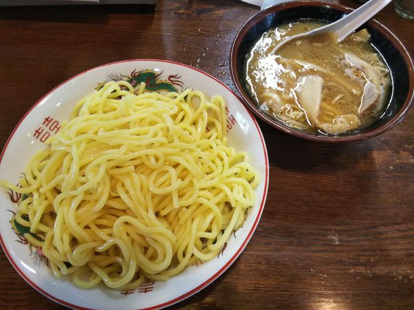 「豚骨魚介つけめん　（２玉）　※カツオなし」@らあめん 寸八 総本店の写真
