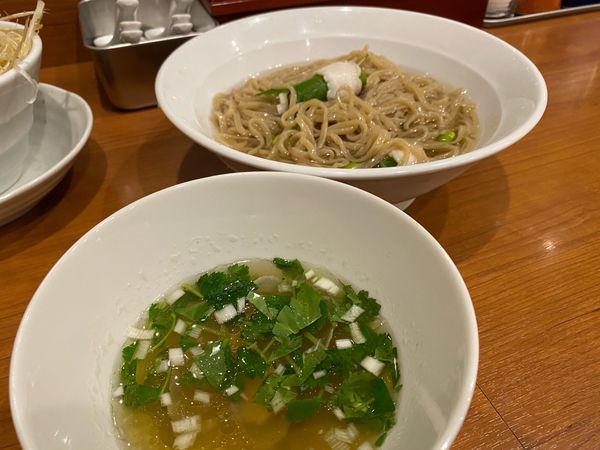 「羅臼昆布と浅利のつけそば」@中華そば 七麺鳥の写真
