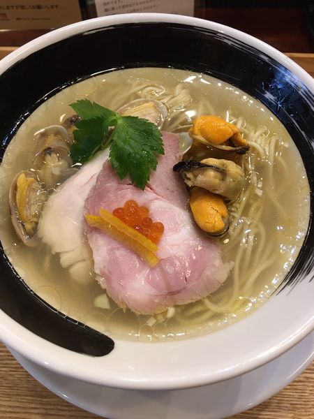 「浅利とムール貝の汐」@麺処しろくろの写真