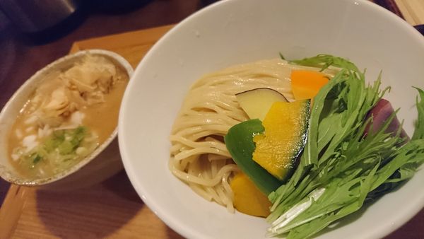 「無添加つけ麺 大  麺増し」@麺処 竹川の写真