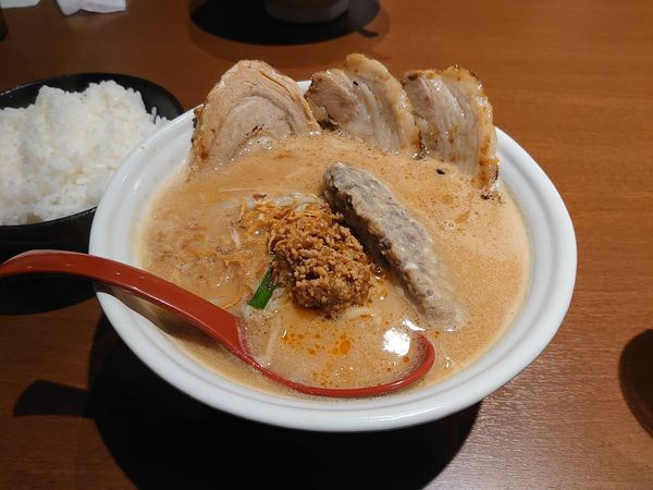 「仙台味噌チャーシュー麺」@麺場 田所商店 諏訪インター店の写真