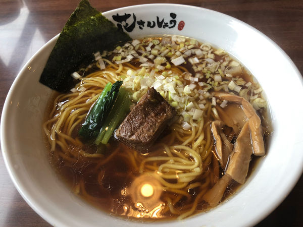 「中華そば860円+大盛120円」@担担麺 花さんしょう 日高店の写真