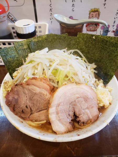 「小ラーメン　海苔W　生姜」@麺屋 歩夢の写真