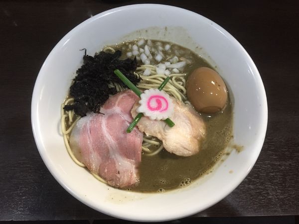 「味玉濃厚そば」@中華そば いづるの写真