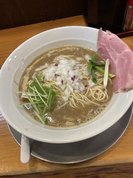 「濃厚煮干し（800円）＋〆ご飯（150円）」@煮干し豚骨らーめん専門店 六郷の写真
