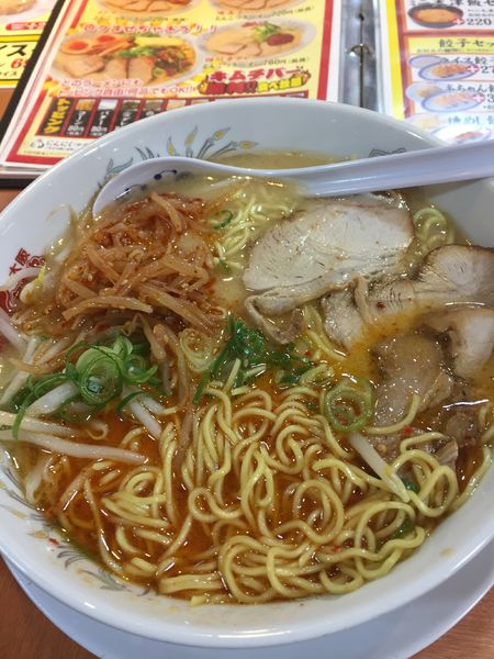 「四川辛ダレとんこつラーメン」@大阪ふくちぁんラーメン 布施渋川町店の写真