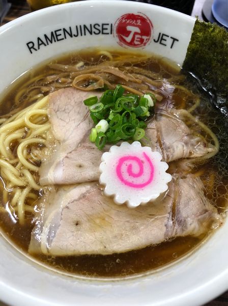 「チキンそば」@ラーメン人生 JET 福島本店の写真