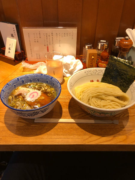 「味玉清湯つけそば」@つけそば 神田勝本の写真