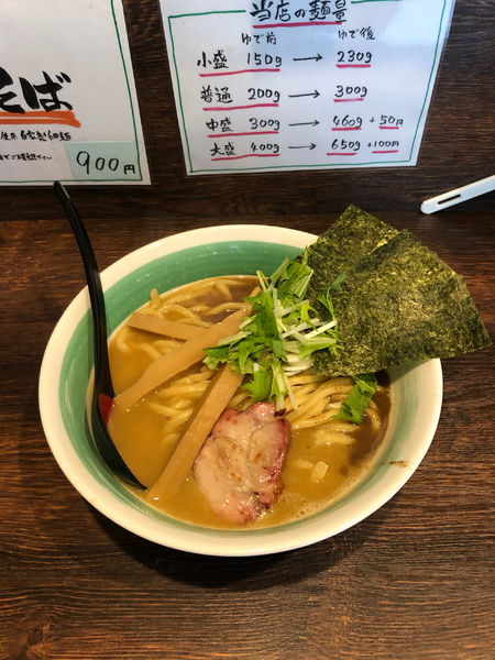 「らぁめん　850円」@自家製麺 麺屋 利八の写真