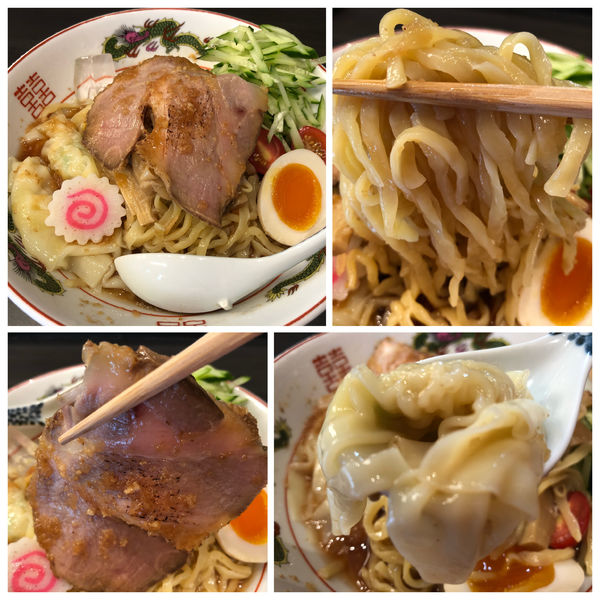 「【限定】冷やし中華麺 梨 850円 大盛り 100円」@中華麺きなりの写真