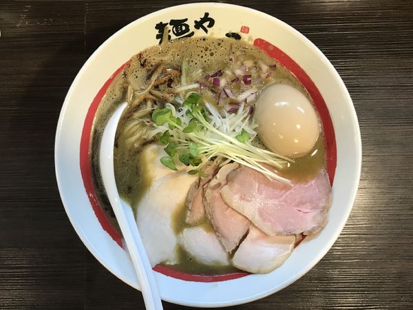 「特製濃厚牡蠣蕎麦」@麺や でこの写真