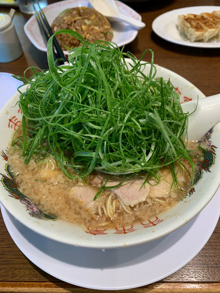 「葱ラーメン 定食」@来来亭 塩尻店の写真