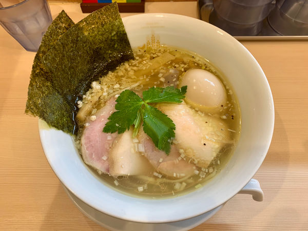 「特製塩鶏そば」@鶏そばムタヒロ 花小金井店の写真